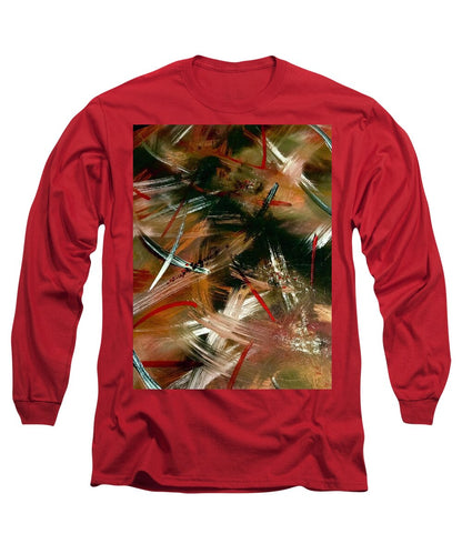 Gold Feather 1 - Long Sleeve T-Shirt