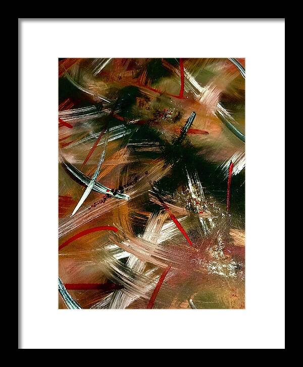 Gold Feather 1 - Framed Print