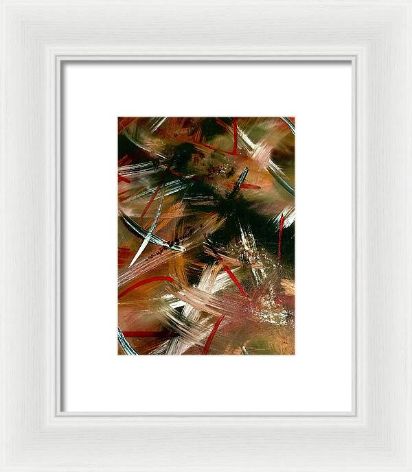 Gold Feather 1 - Framed Print