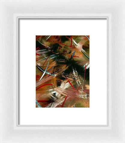 Gold Feather 1 - Framed Print
