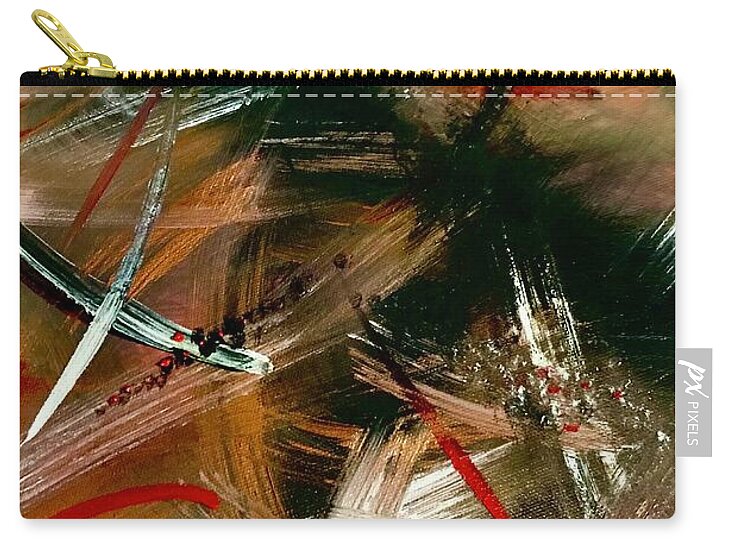 Gold Feather 1 - Zip Pouch