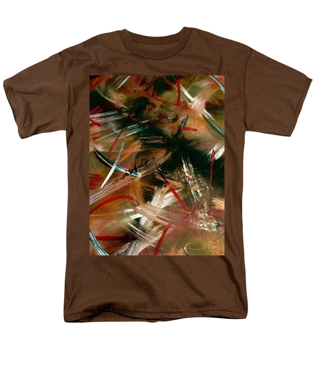 Gold Feather 1 - Men's T-Shirt  (Regular Fit)