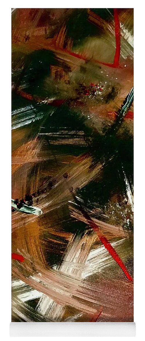 Gold Feather 1 - Yoga Mat