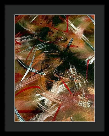 Gold Feather 1 - Framed Print