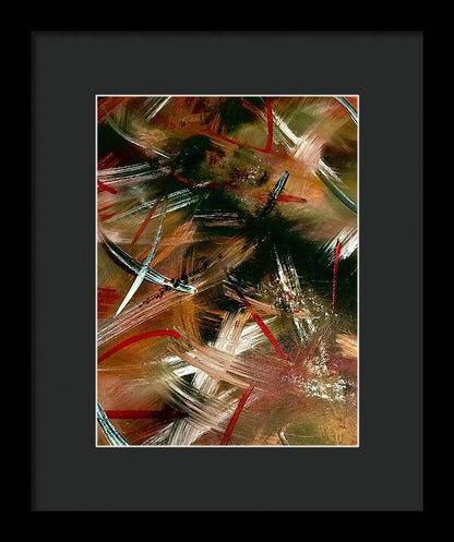 Gold Feather 1 - Framed Print