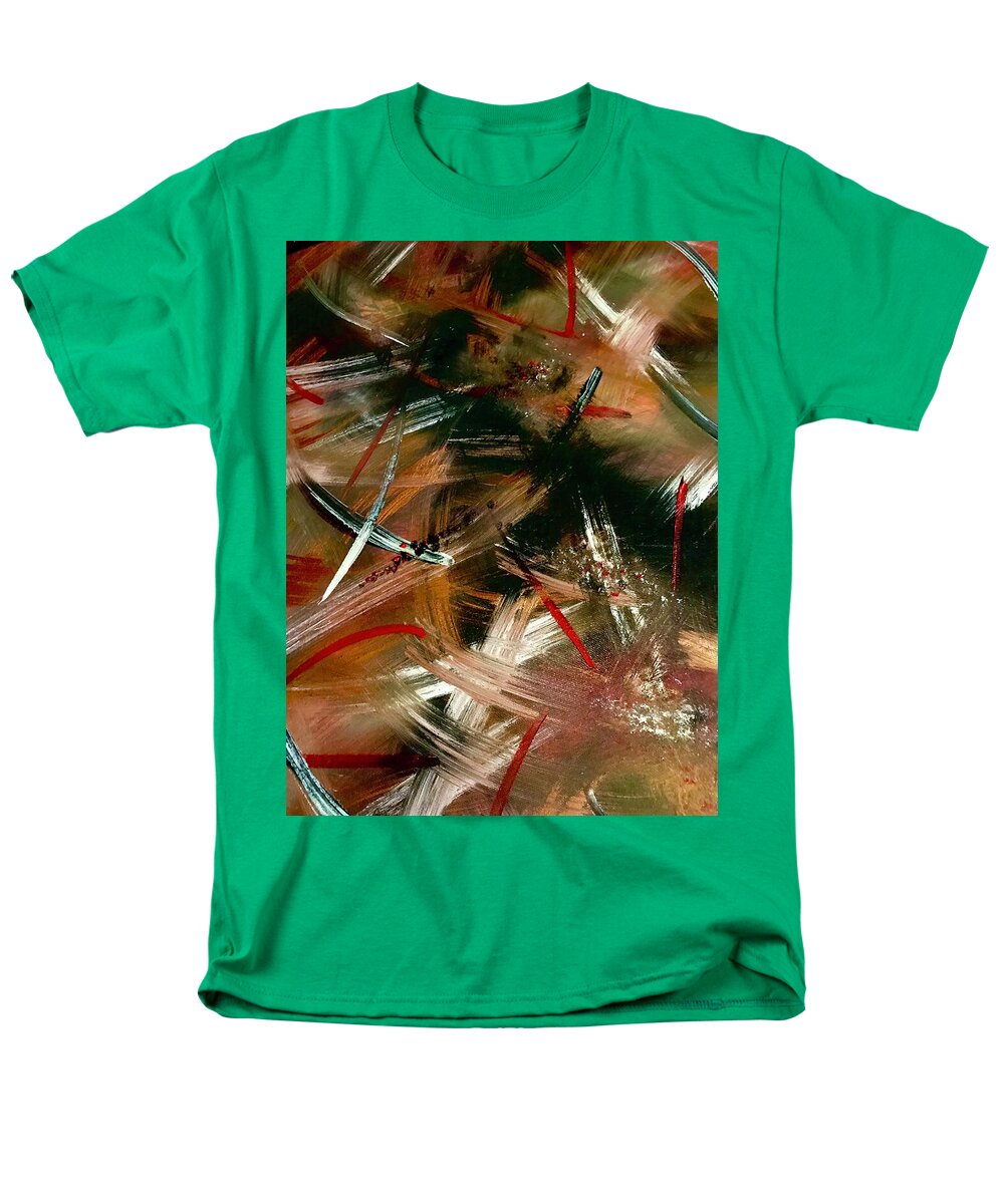 Gold Feather 1 - Men's T-Shirt  (Regular Fit)