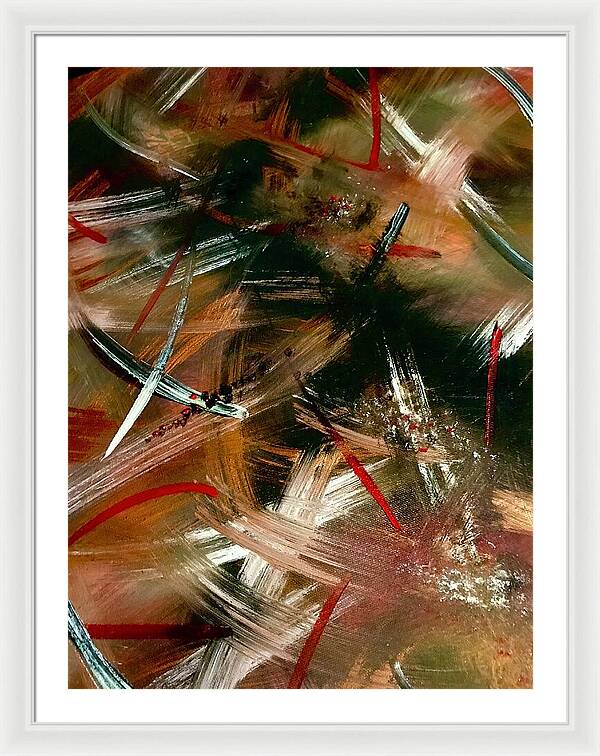 Gold Feather 1 - Framed Print