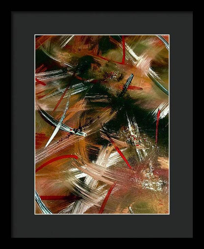 Gold Feather 1 - Framed Print