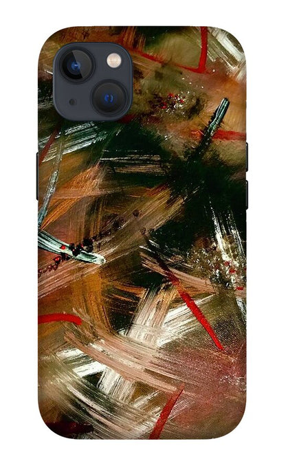 Gold Feather 1 - Phone Case