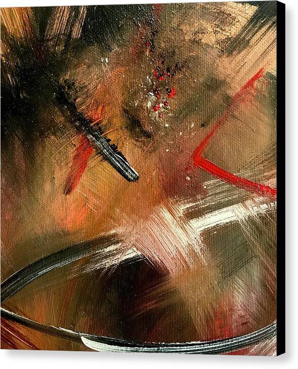 Gold Feather 2 - Canvas Print