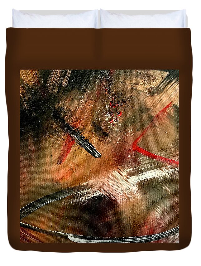 Gold Feather 2 - Duvet Cover