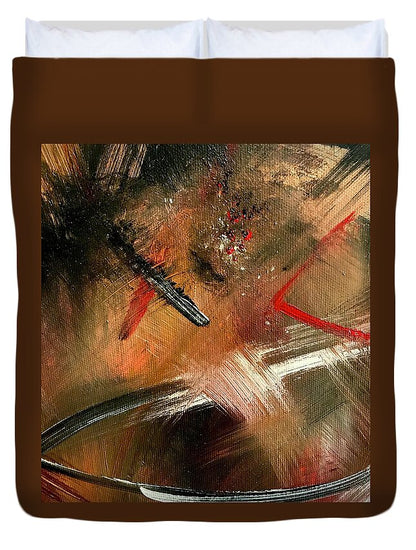 Gold Feather 2 - Duvet Cover