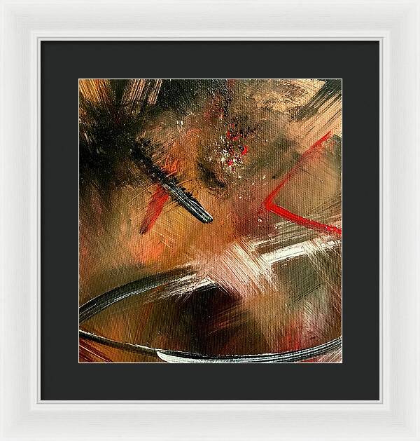 Gold Feather 2 - Framed Print