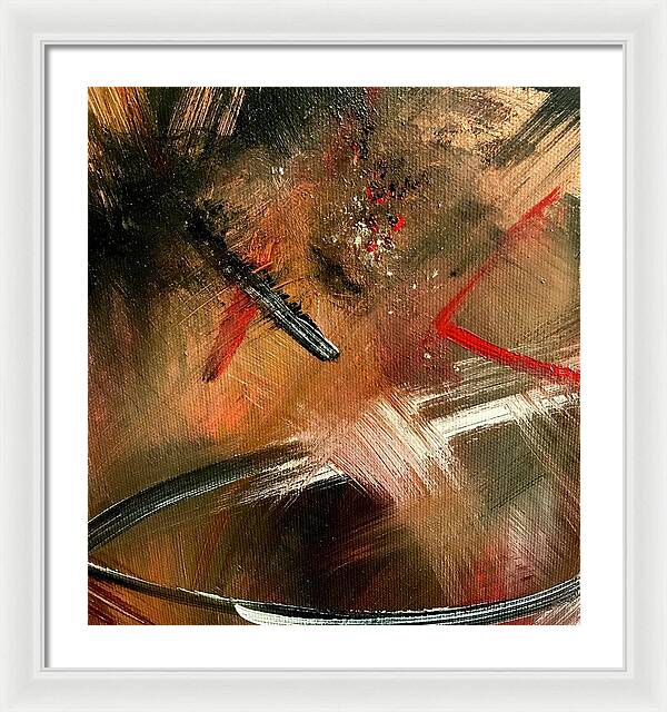 Gold Feather 2 - Framed Print