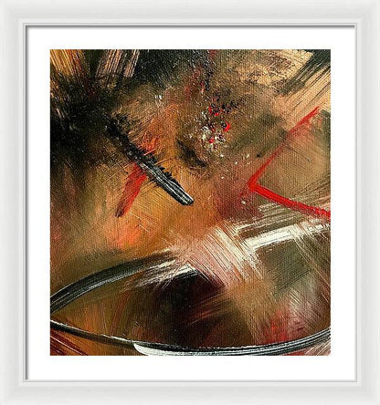 Gold Feather 2 - Framed Print