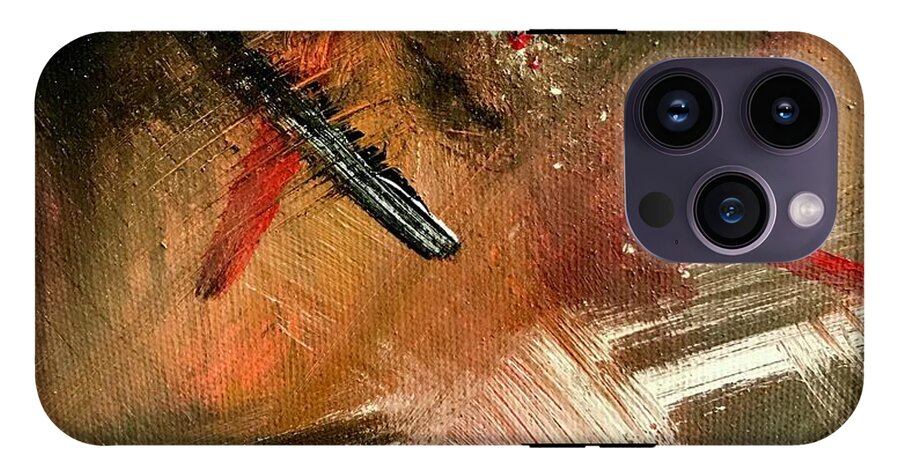 Gold Feather 2 - Phone Case