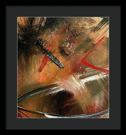 Gold Feather 2 - Framed Print