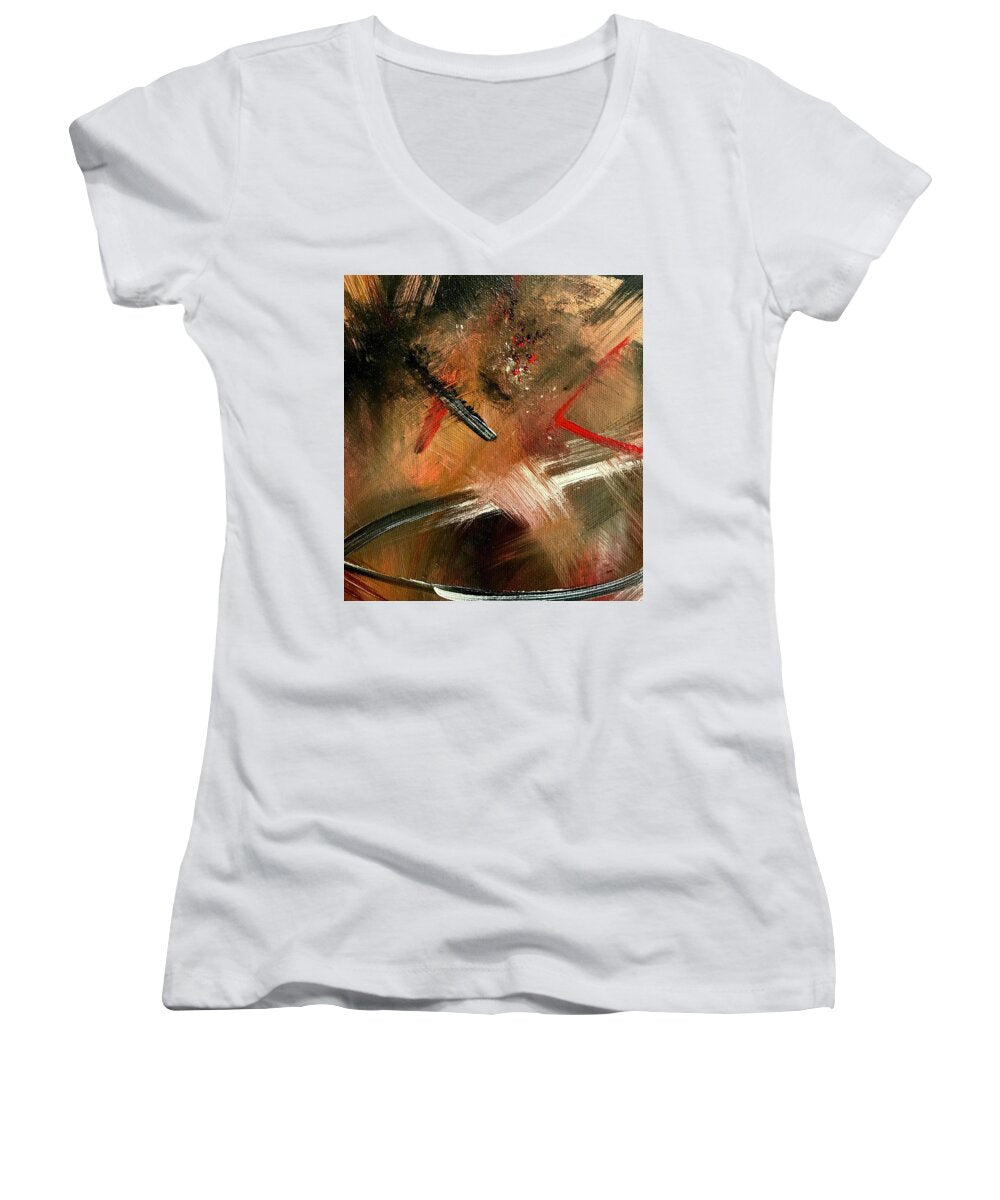 Gold Feather 2 - Women's V-Neck