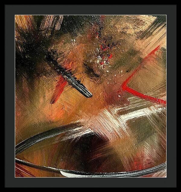 Gold Feather 2 - Framed Print