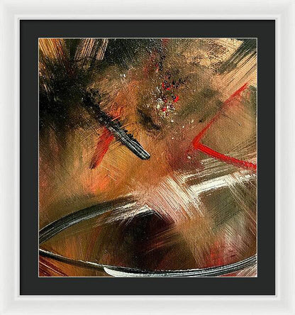 Gold Feather 2 - Framed Print