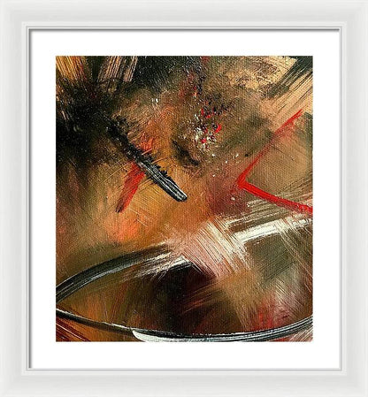 Gold Feather 2 - Framed Print
