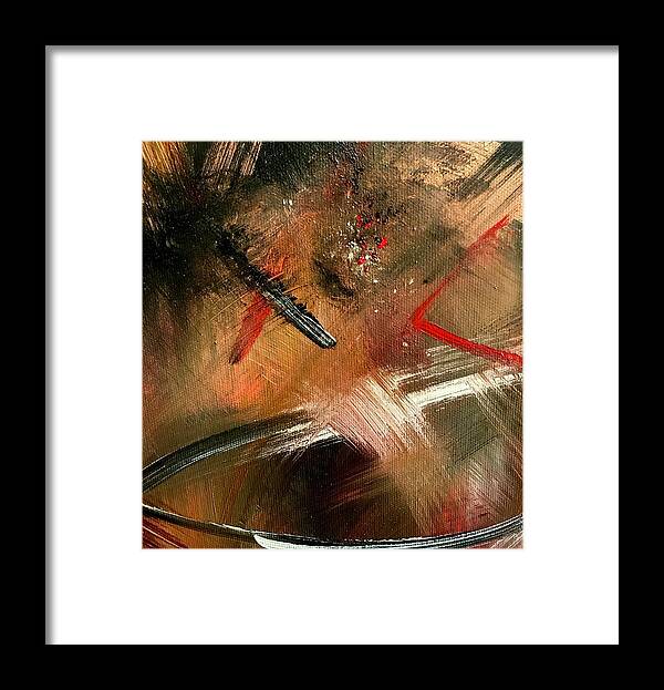 Gold Feather 2 - Framed Print