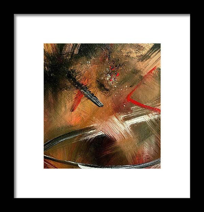 Gold Feather 2 - Framed Print