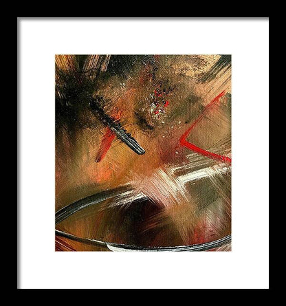 Gold Feather 2 - Framed Print