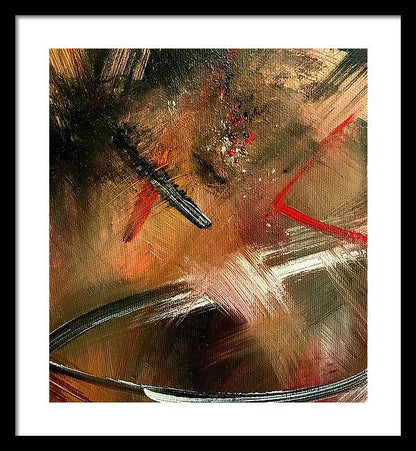 Gold Feather 2 - Framed Print