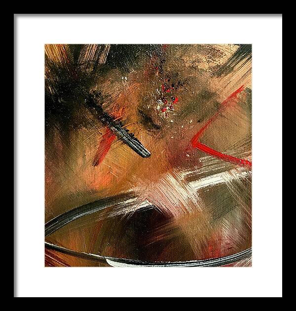 Gold Feather 2 - Framed Print