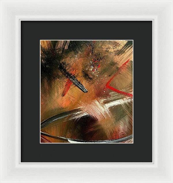 Gold Feather 2 - Framed Print