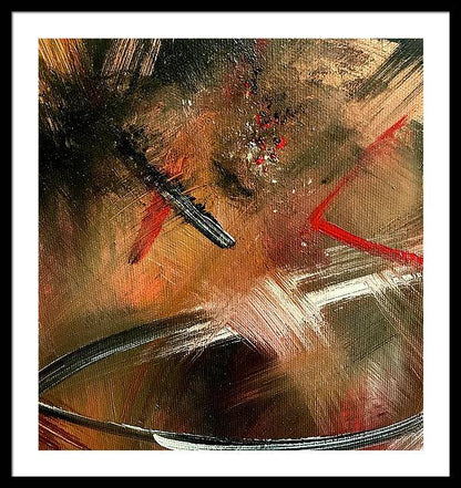 Gold Feather 2 - Framed Print
