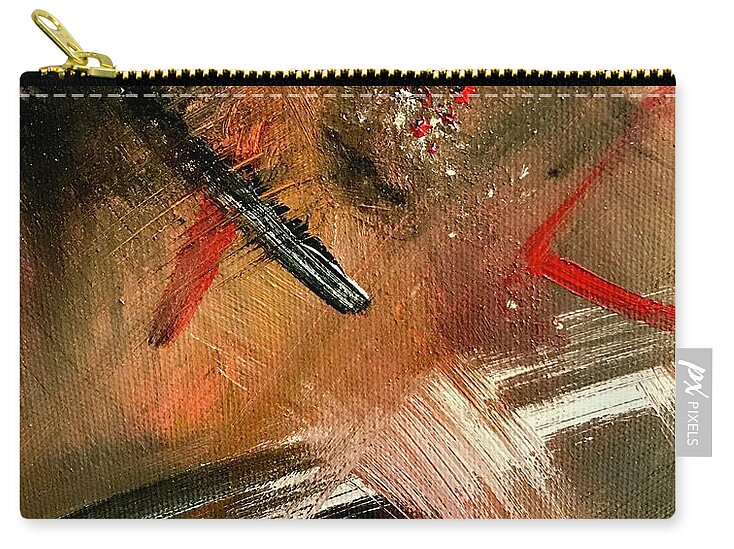 Gold Feather 2 - Zip Pouch