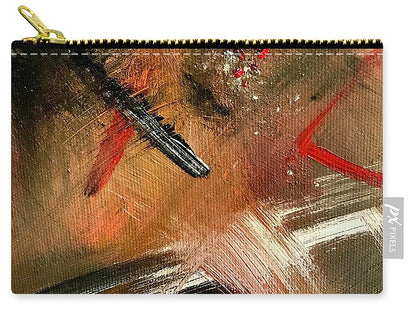Gold Feather 2 - Zip Pouch