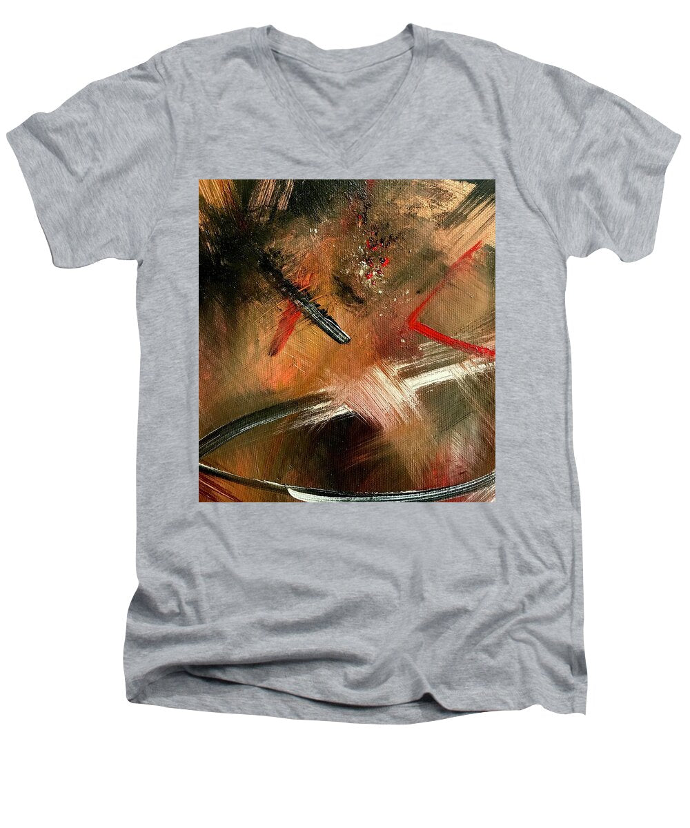 Gold Feather 2 - Men's V-Neck T-Shirt