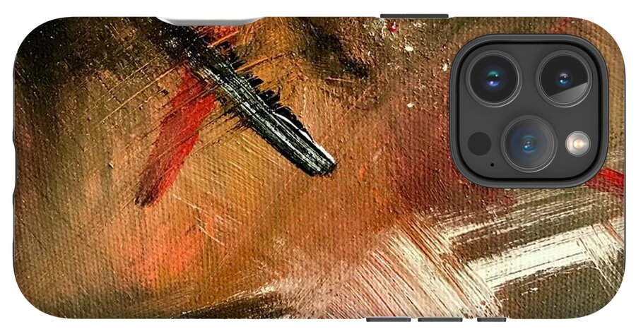Gold Feather 2 - Phone Case