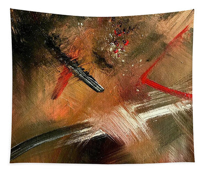 Gold Feather 2 - Tapestry