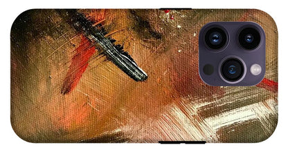 Gold Feather 2 - Phone Case