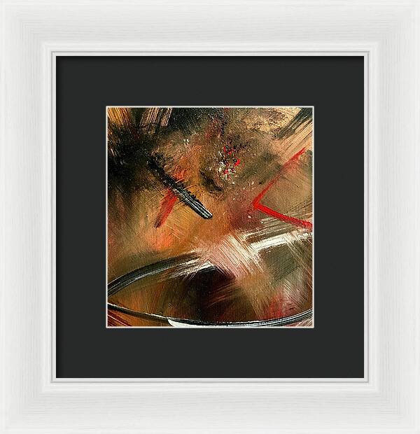 Gold Feather 2 - Framed Print
