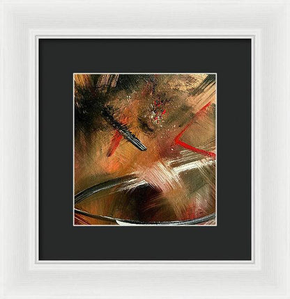 Gold Feather 2 - Framed Print