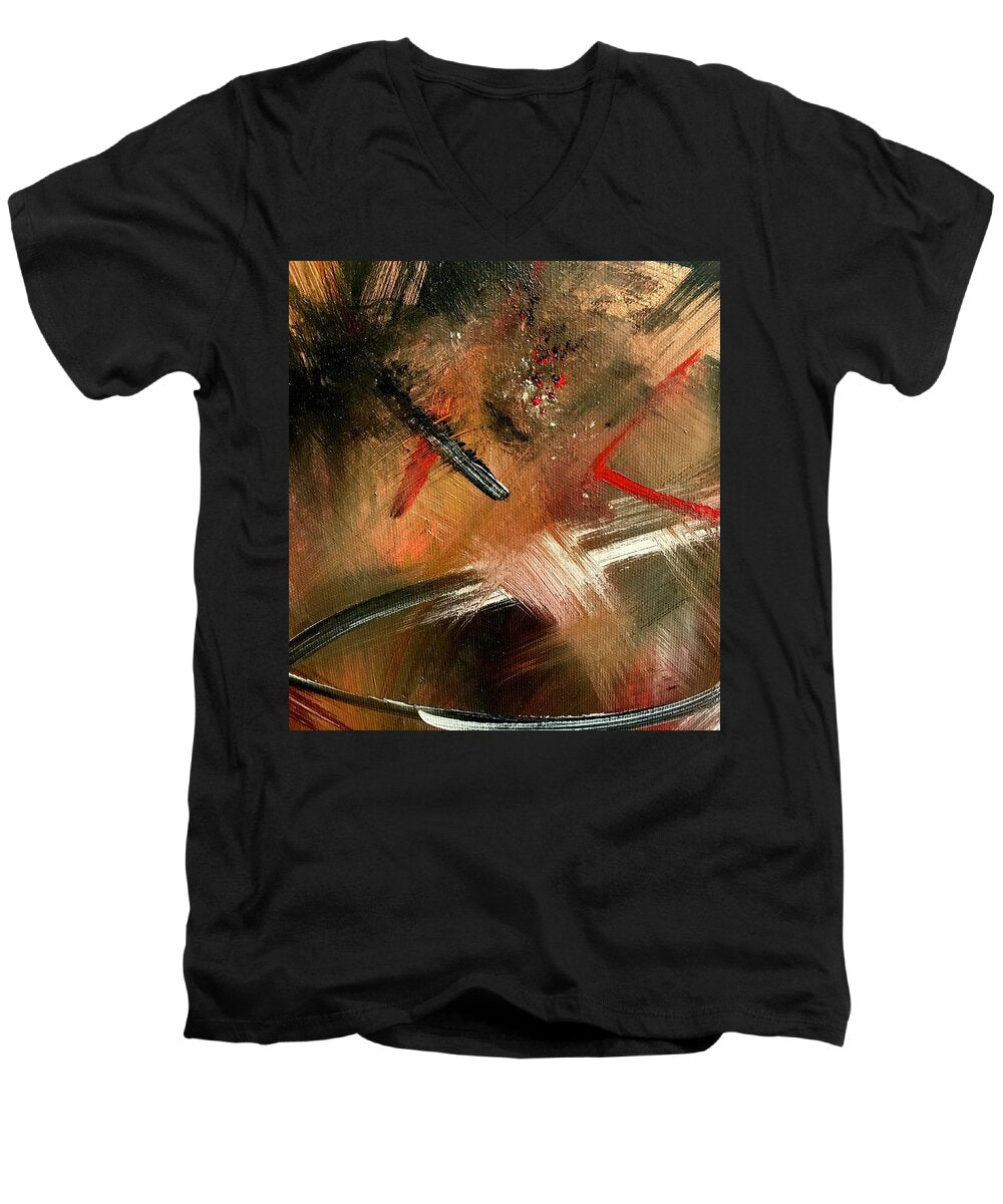 Gold Feather 2 - Men's V-Neck T-Shirt