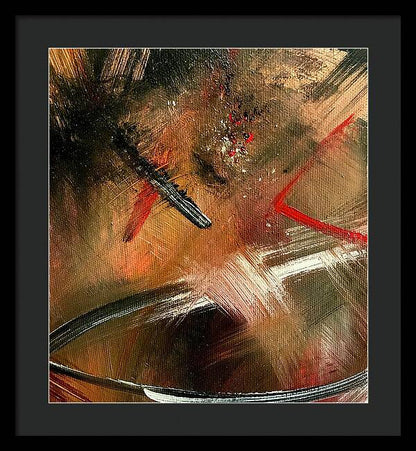 Gold Feather 2 - Framed Print