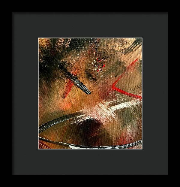Gold Feather 2 - Framed Print