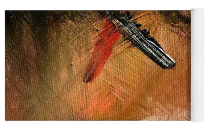 Gold Feather 2 - Yoga Mat
