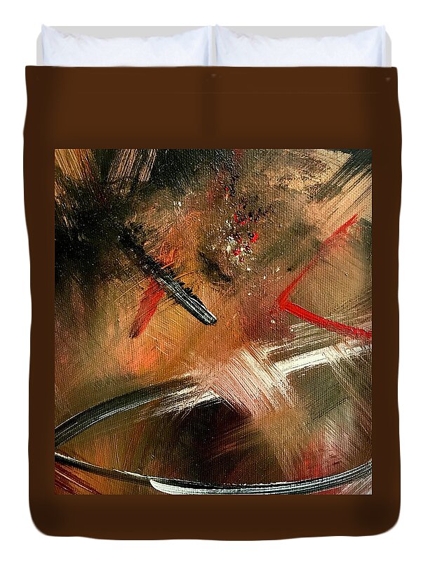 Gold Feather 2 - Duvet Cover