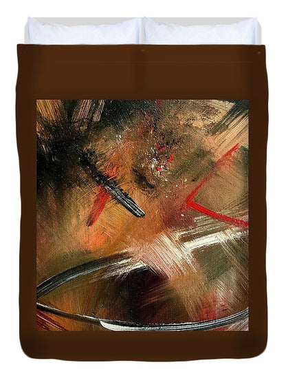 Gold Feather 2 - Duvet Cover