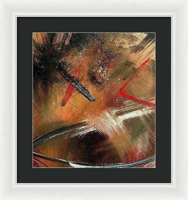 Gold Feather 2 - Framed Print