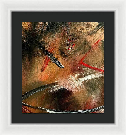 Gold Feather 2 - Framed Print
