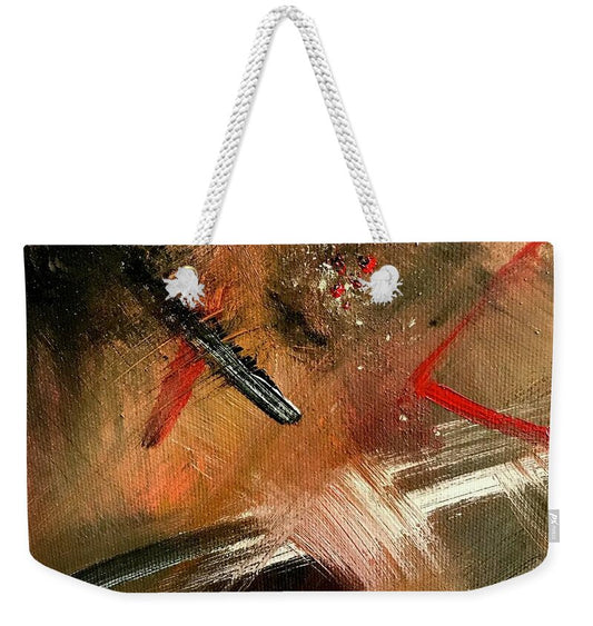 Gold Feather 2 - Weekender Tote Bag