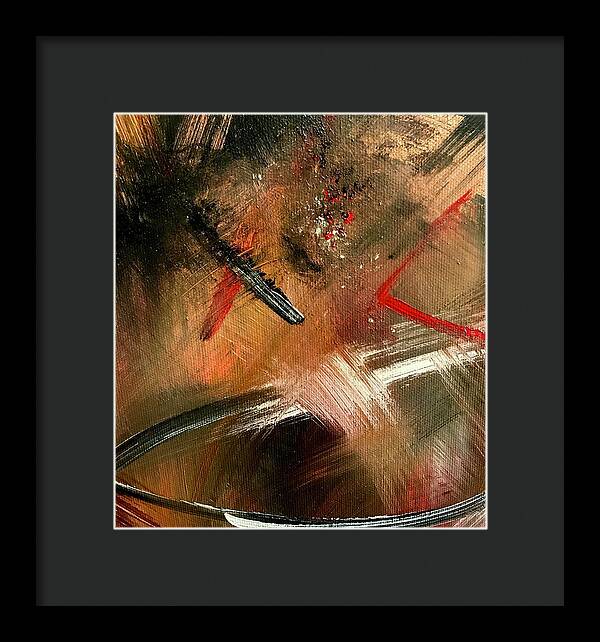Gold Feather 2 - Framed Print